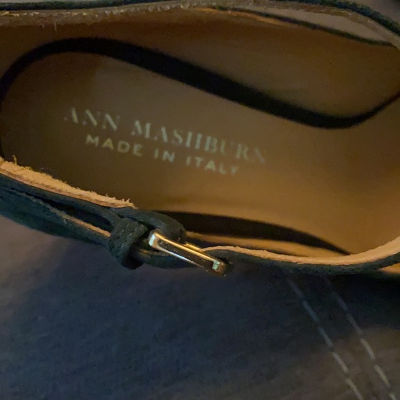 Green suede lucite heels 36 1/2 Italy heels - Picture 3 of 4